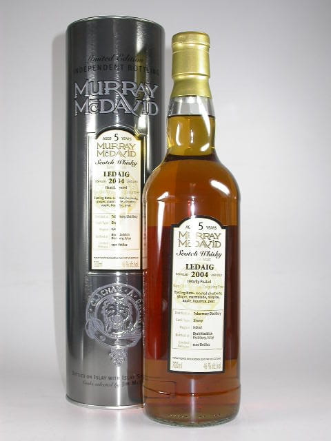 Ledaig 5 Jahre 2004 Sherry heavily peated Murray McDavid 46%vol. 0,7l