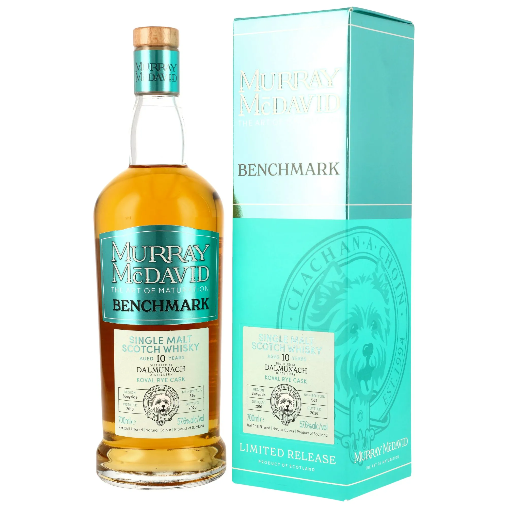 Dalmunach 2016/2026 - 10 Jahre - Koval Rye Cask - Murray McDavid
