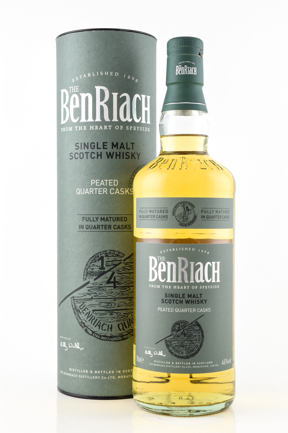 Benriach Peated Quarter casks 46% vol. 0,7l