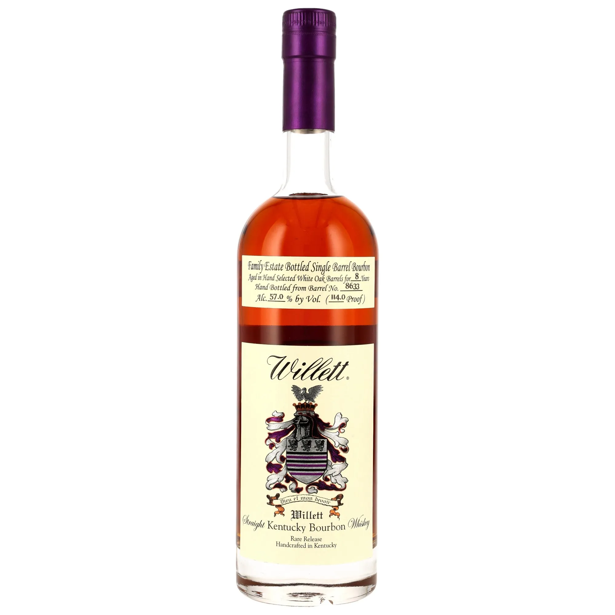 Willett 8 Year Old Bourbon Single Barrel #8633