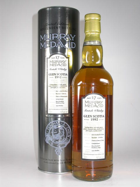Glen Scotia 17 Year Old in 1992 Bourbon / Climens Murray McDavid 46% vol. 0,7l
