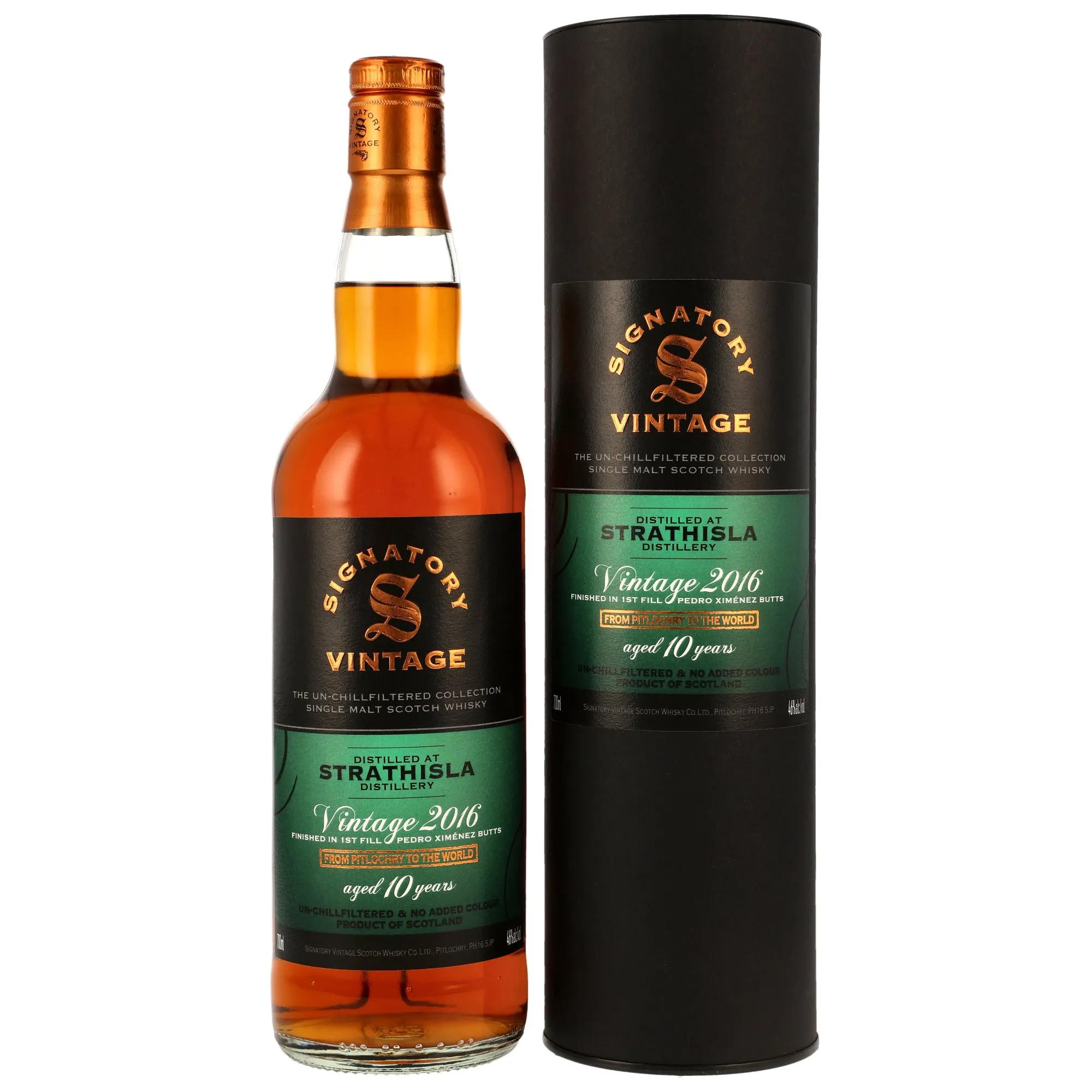 Strathisla 2016/2026 - 10 Jahre - 1st Fill PX Sherry Butts Finish #22 + 23 - Sig un-chill