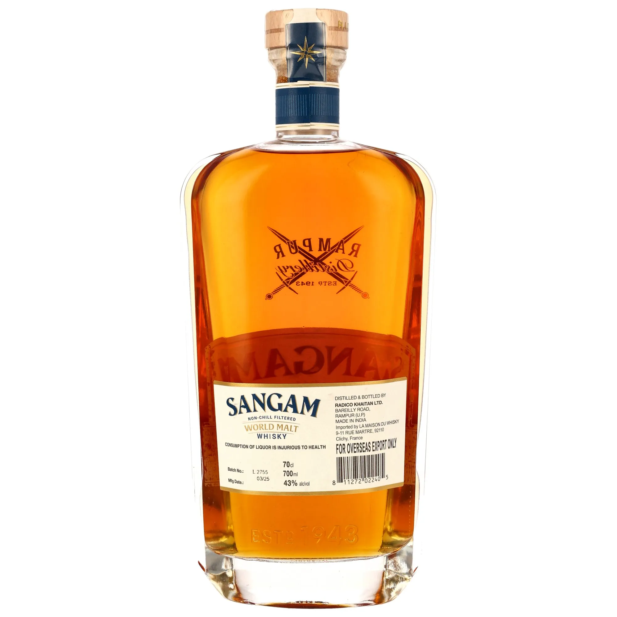 Rampur Sangam World Malt Whisky