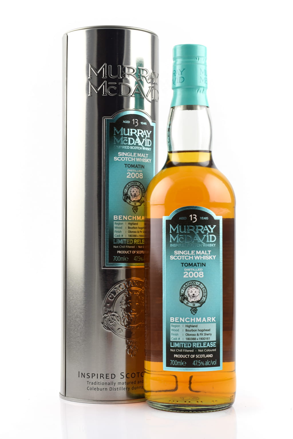 Tomatin 13 Jahre "Benchmark" Murray McDavid 47,5%vol. 0,7l Tomatin 13 Jahre "Benchmark" Murray McDavid 47,5%vol. 0,7l