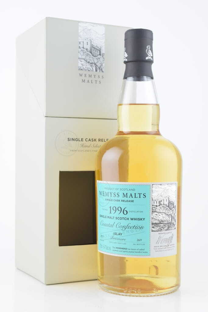 "Coastal Confection" 1996/2015 Single Hogshead Bowmore Wemyss Malts 54.7% vol. 0,7l "Coastal Confection" 1996/2015 Single Hogshead Bowmore Wemyss Malts 54.7% vol. 0,7l