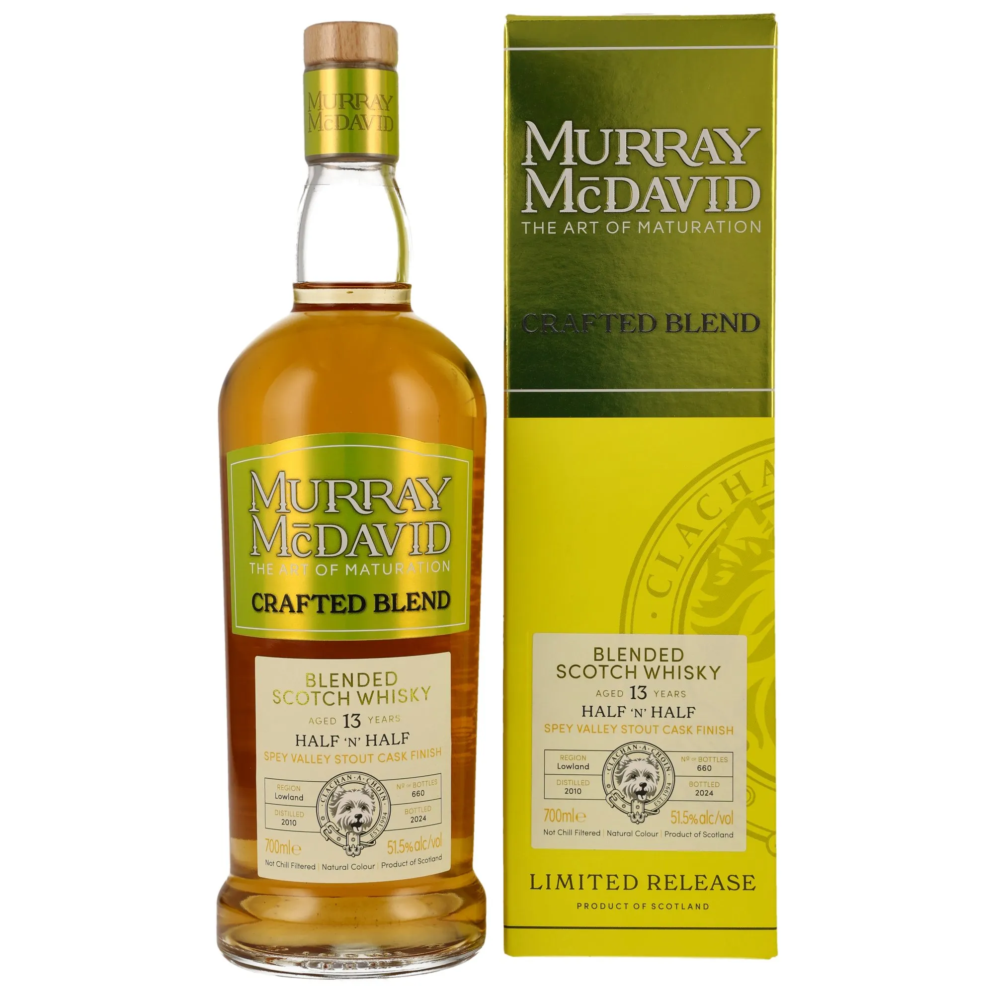 Half 'n' Half 2010/2024 - 13 Year Old - Spey Valley Stout Cask - Murray McDavid