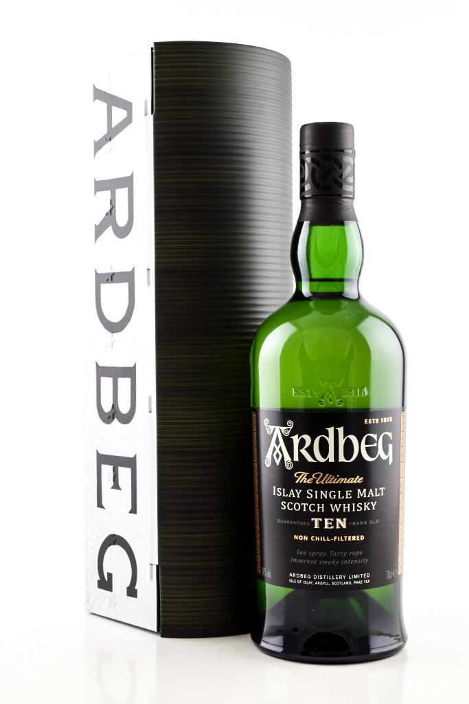 Ardbeg 10 TEN warehouse Box 46% vol. 0,7l Ardbeg 10 TEN warehouse Box 46% vol. 0,7l