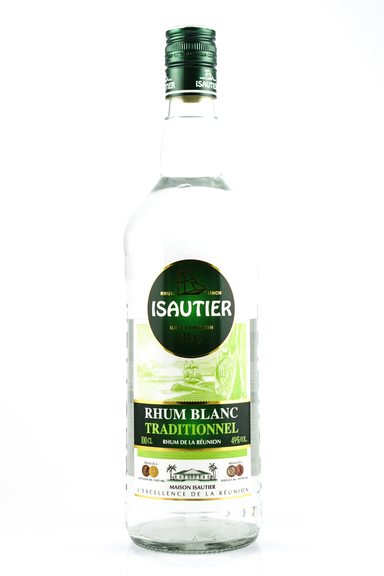 Isautier Rhum Blanc Traditionnel 49%vol. 1,0l