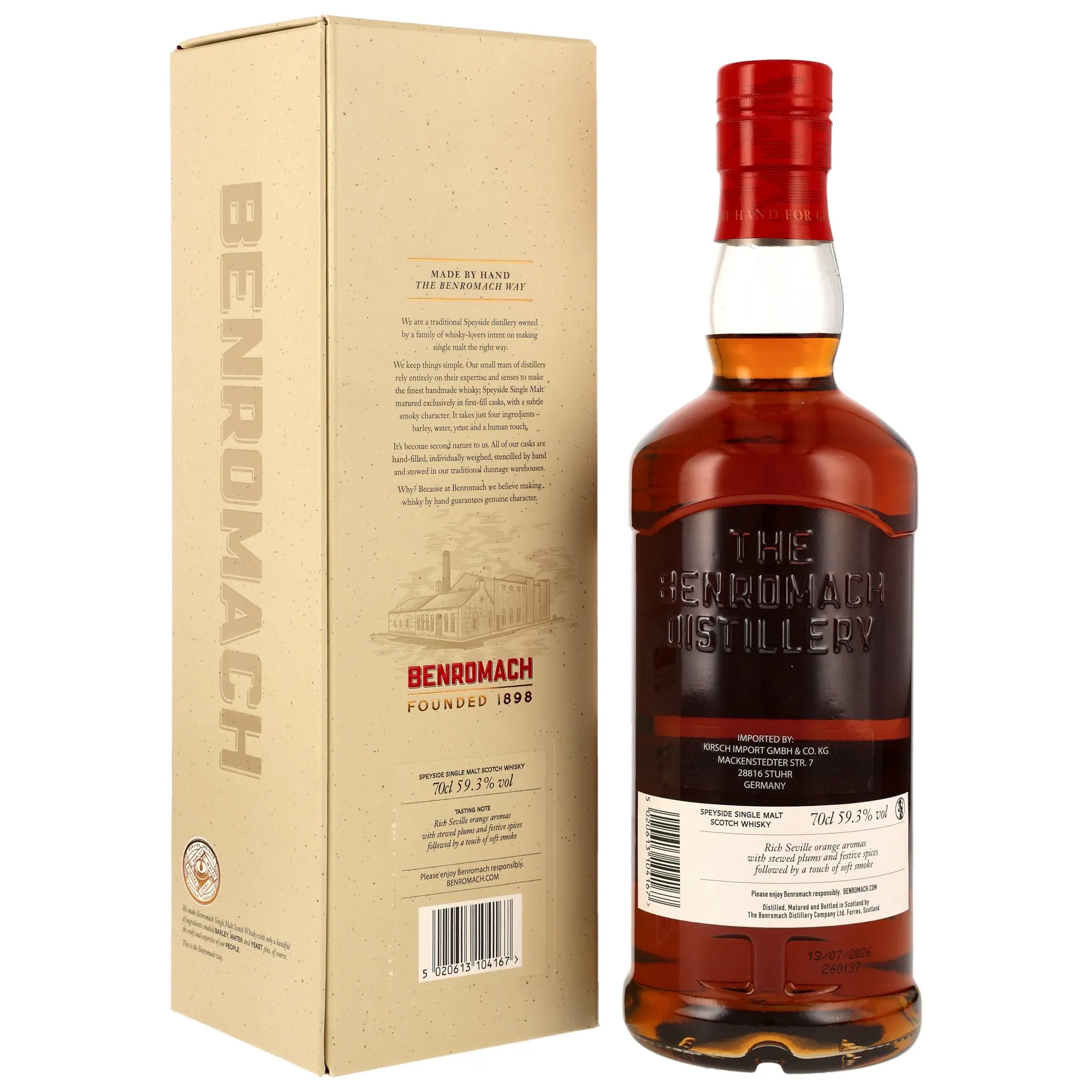 Benromach 2014/2026 - 12 Year Old - 1st Fill Sherry Hogshead #434
