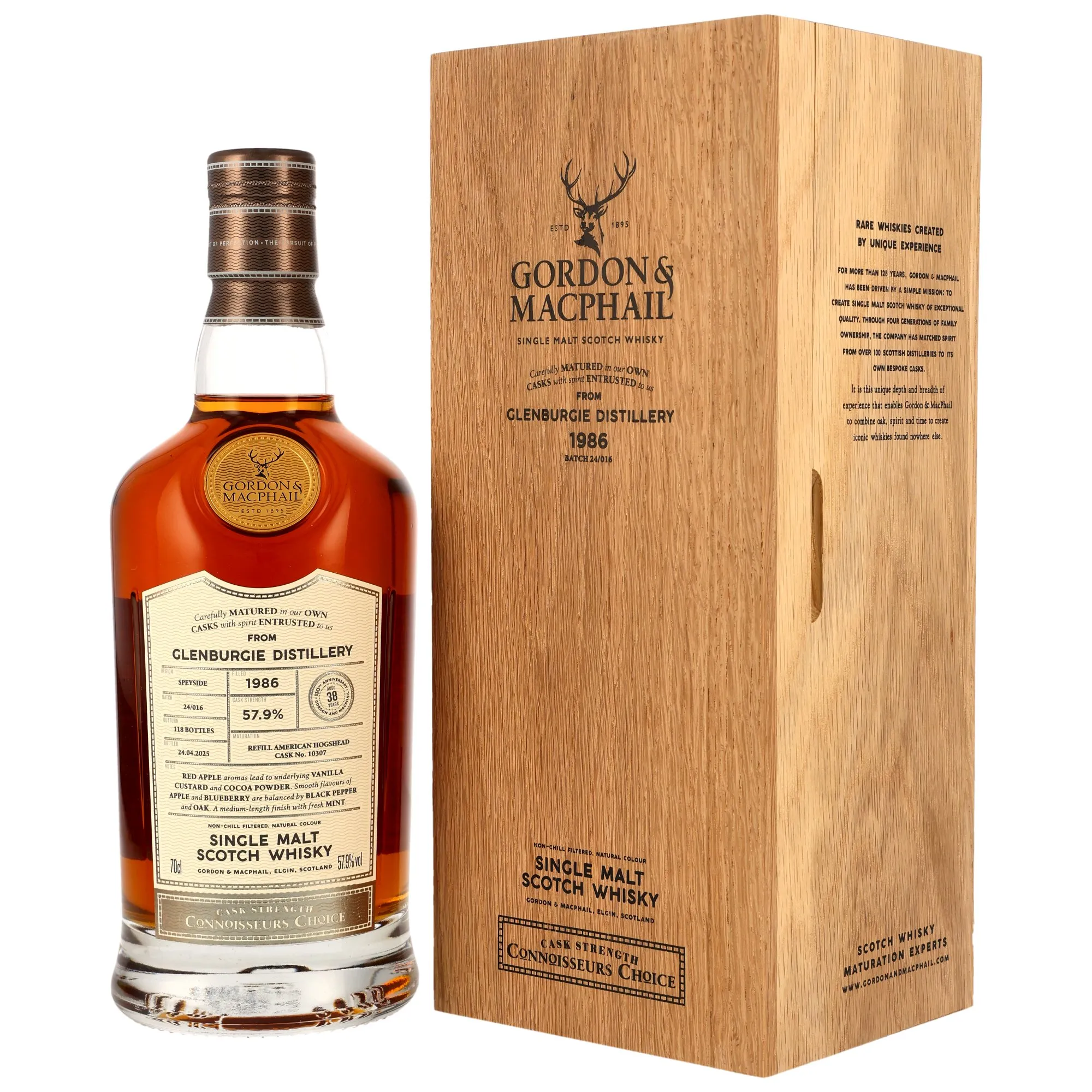 Glenburgie 1986/2025 - 38 Jahre - G&M CC UPPER #10307