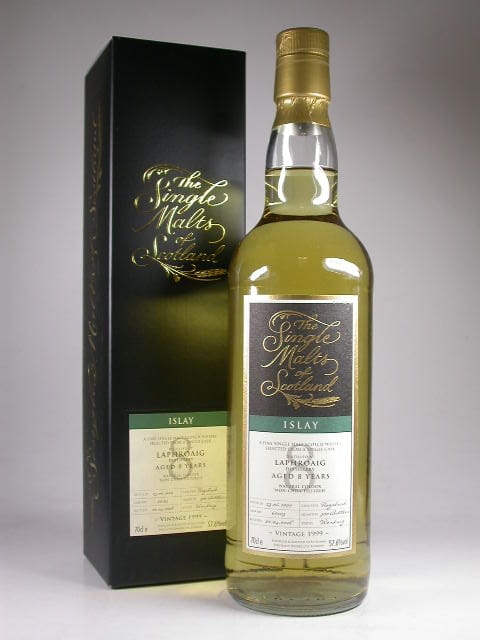 Laphroaig 8 Jahre 1999/2008 "The Single Malts of Scotland" 57,6%vol. 0,7l