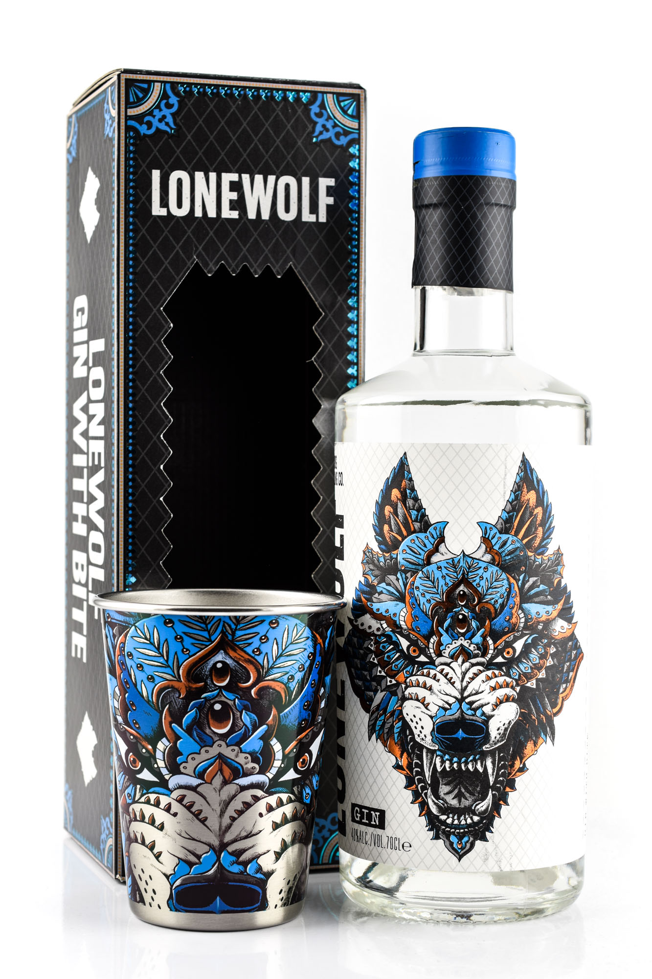 BrewDog LoneWolf Gin 40%vol. 0,7l - with Mug BrewDog LoneWolf Gin 40%vol. 0,7l - with Mug