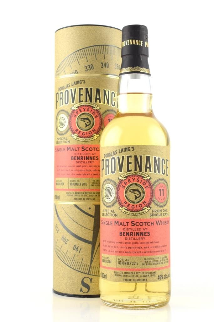 Benrinnes 11 Jahre Refill Hogshead 2004/2015 Douglas Laing's Provenance 46%vol. 0,7l