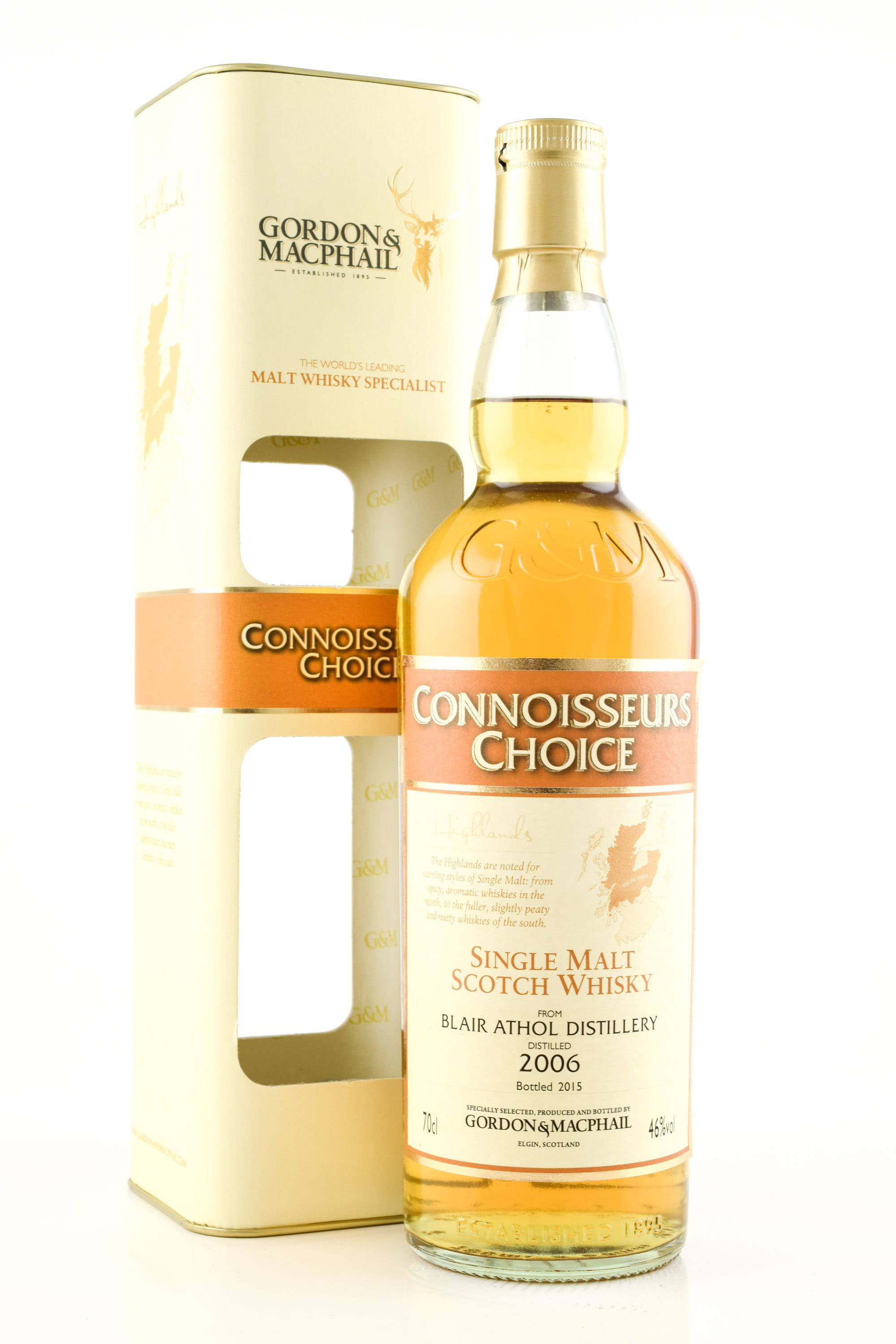 Blair Athol 2006/2015 exSherry Gordon & MacPhail Connoisseurs Ch. 46%vol. 0,7l