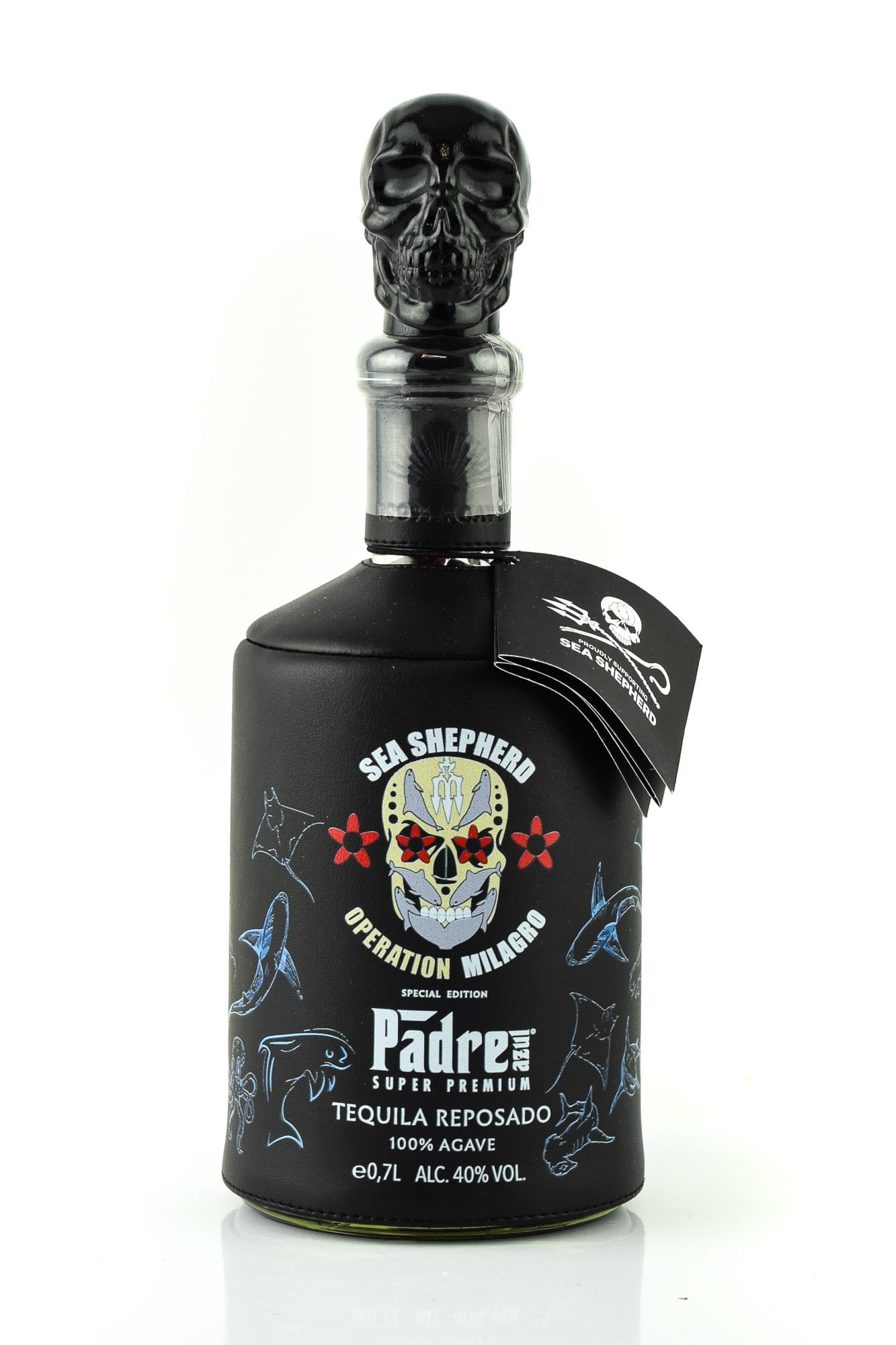 Sea Shepherd Operation Milagro Padre Azul Super Premium Tequila Reposado