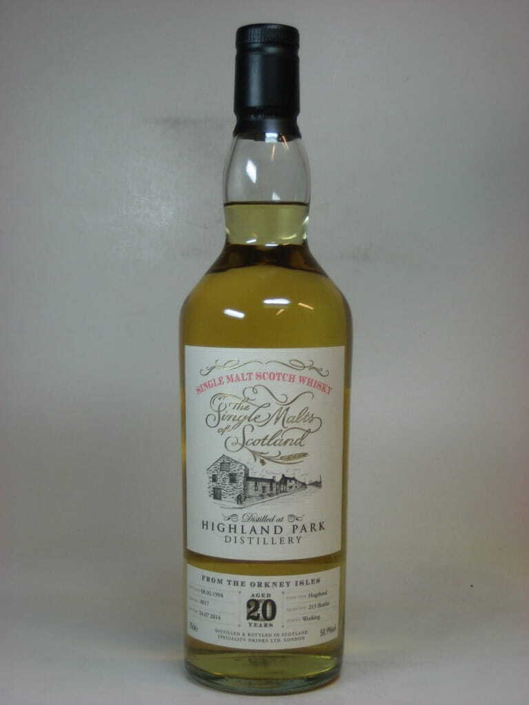 Highland Park 20 Jahre 1994/2014 "The Single Malts of Scotland" 50,9%vol. 0,7l