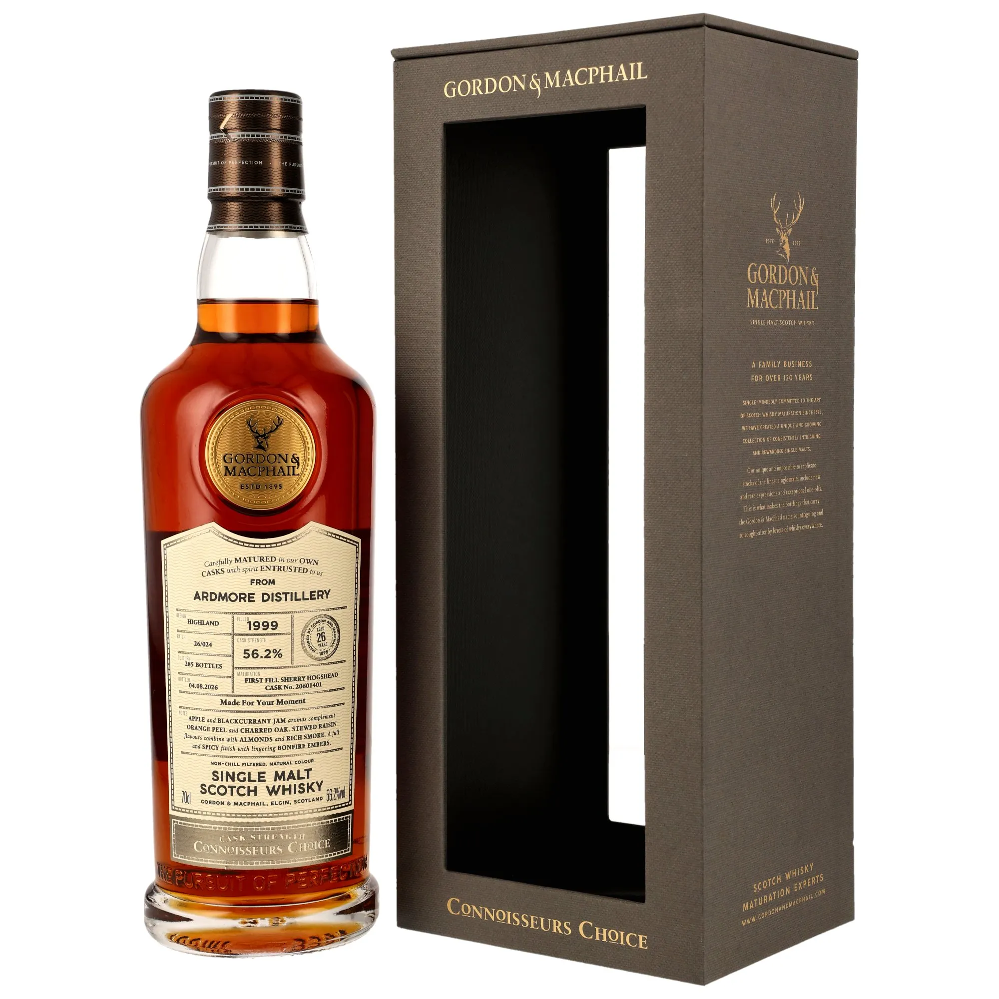 Ardmore 1999/2026 - 26 Jahre - 1st Fill Sherry Cask #20601401 - G&M CC CS