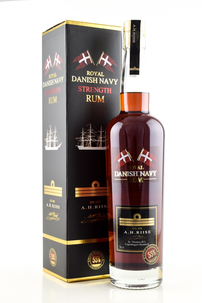 A.H. Riise Royal Danish Navy Strength Rum