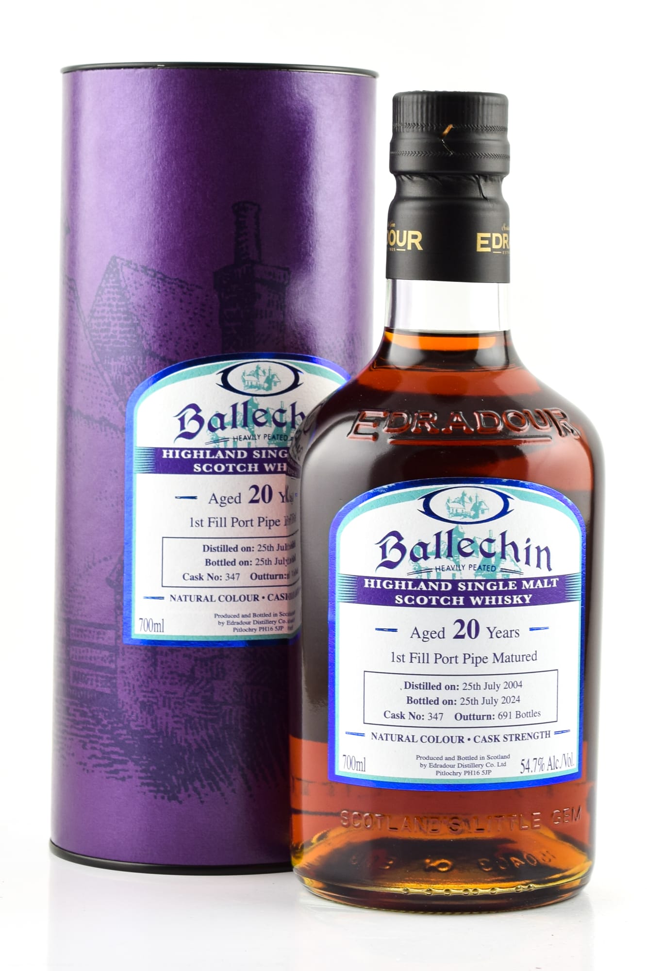 Ballechin 20 Jahre 1st-fill Port Pipe #347