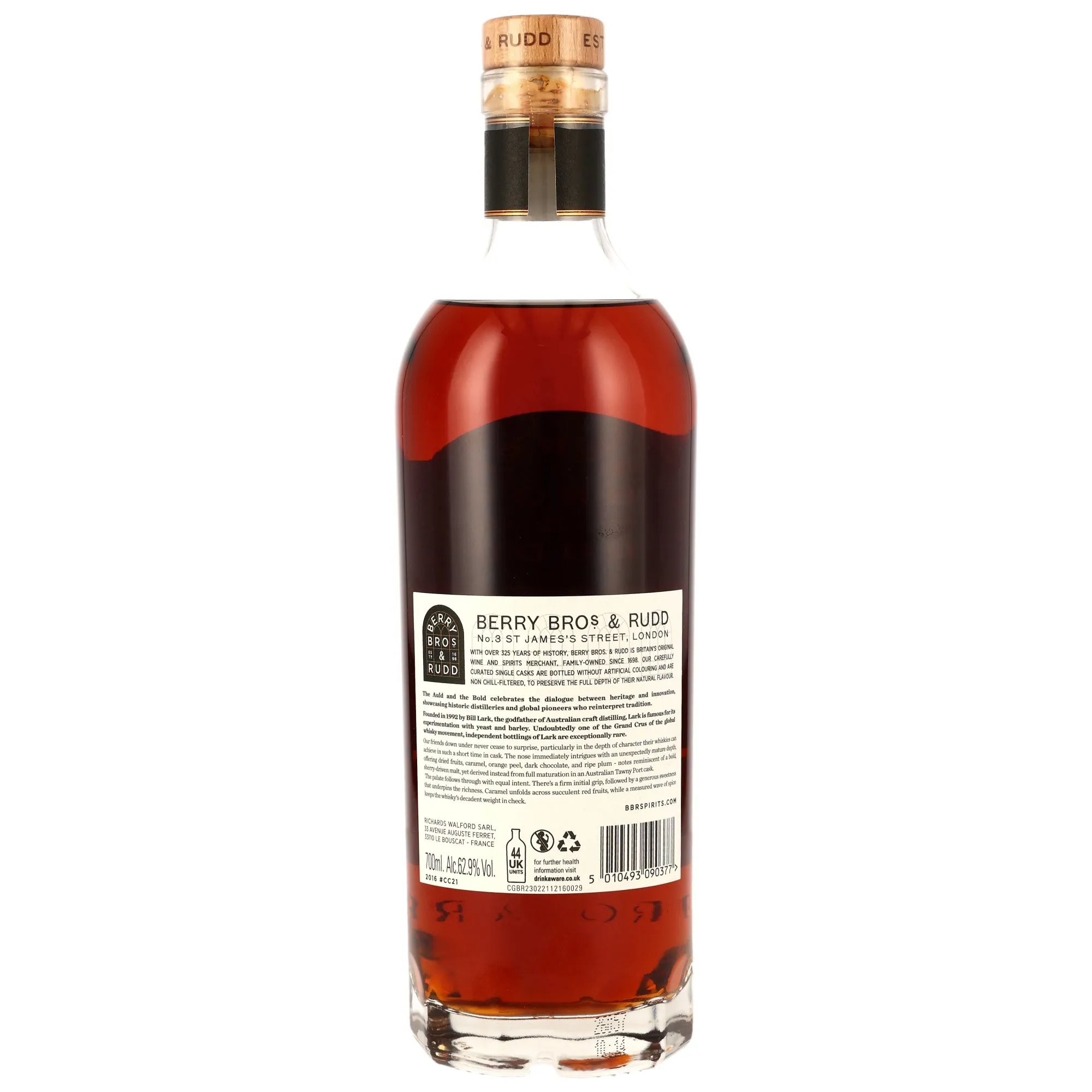 Lark Distillery 2016 - Australlian Tawny Port #CC21 The Auld & The Bold (Berry Bros & Rudd)
