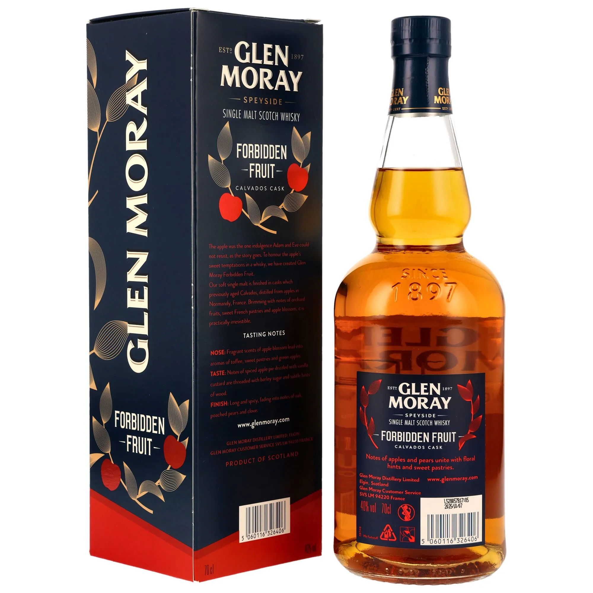 Glen Moray Forbidden Fruit - Single Malt - Calvados Cask Finish (Kirsch Exclusive)