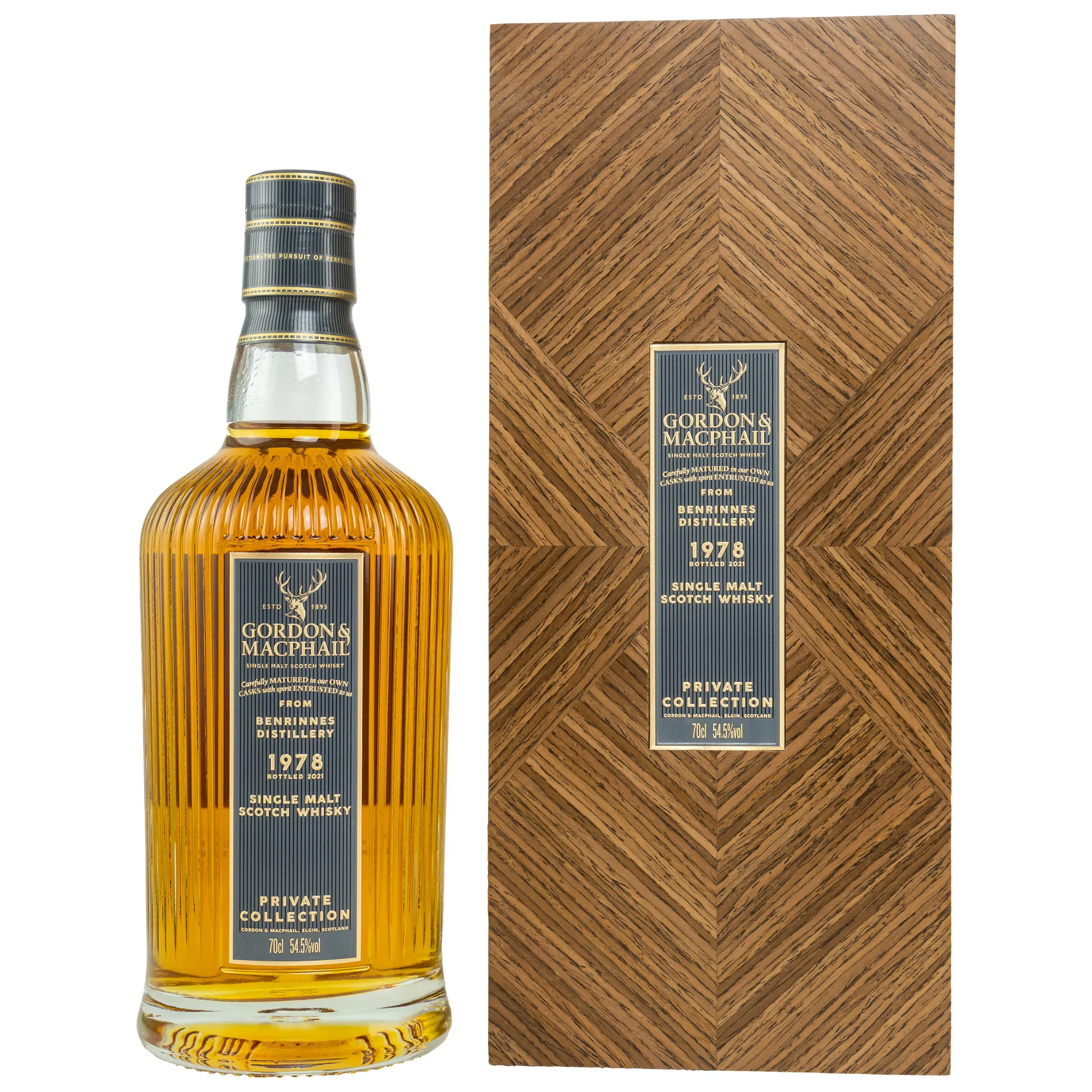Benrinnes Private Collection 43 Year Old, Refill American Hogshead Cask, Cask #1636, 1978, Gordon & MacPhail, 54.5%