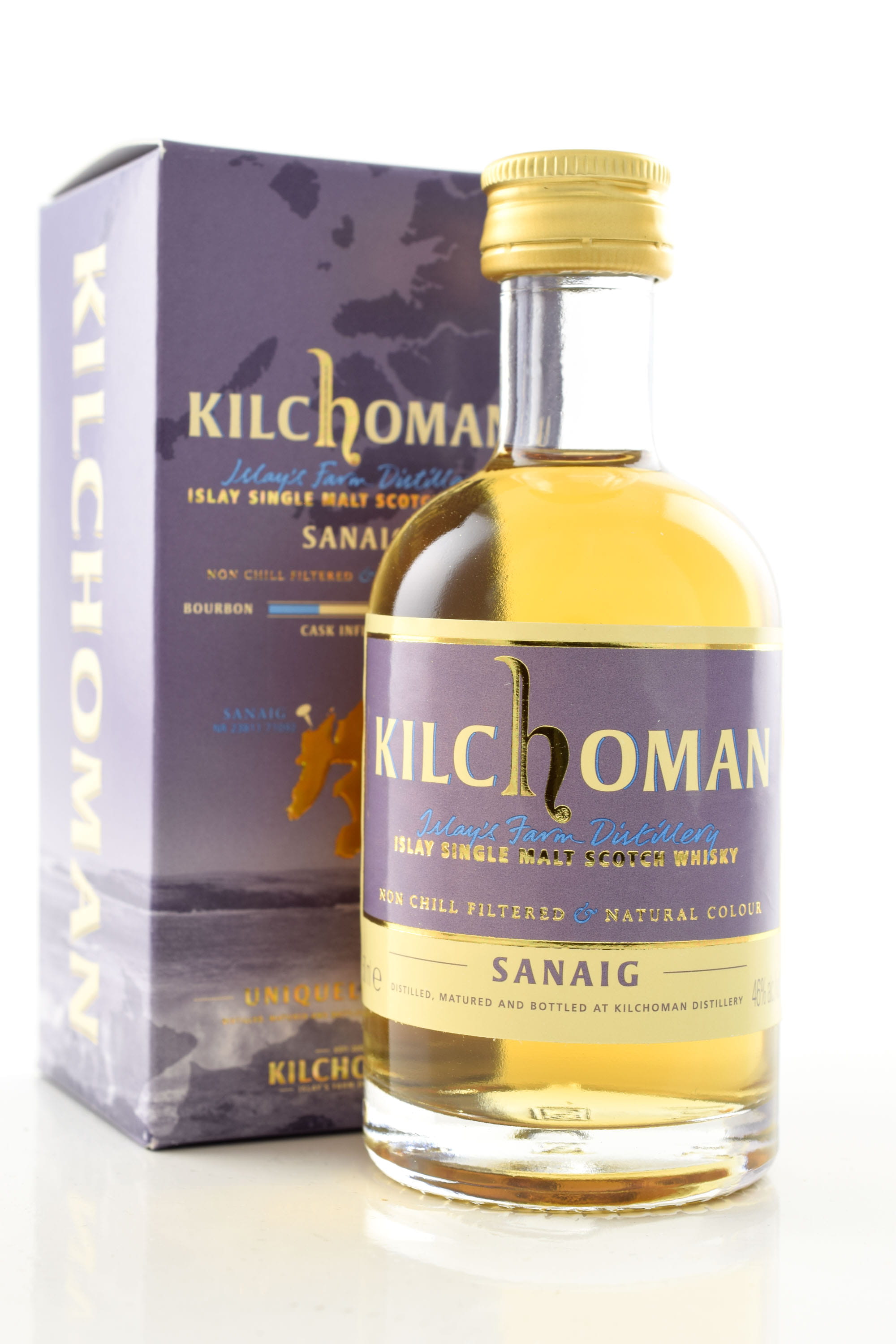 Kilchoman Sanaig 46% vol. 0.05l Kilchoman Sanaig 46% vol. 0.05l