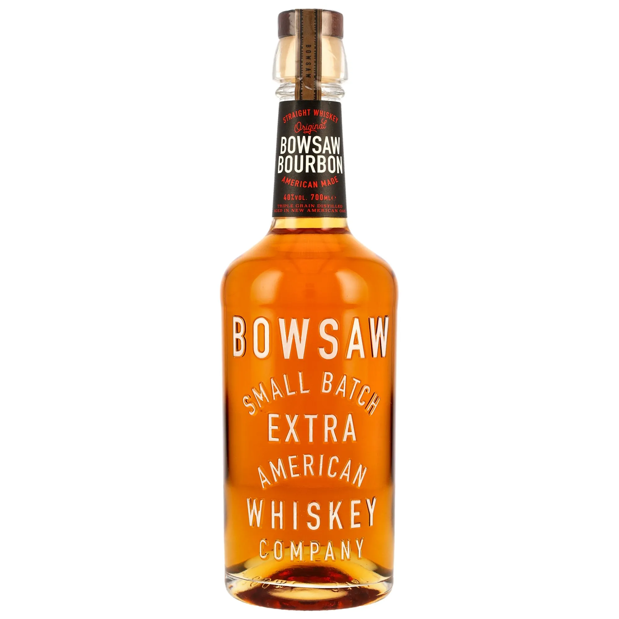 Bowsaw Small Batch Bourbon, New Charred American Oak Cask, 40%