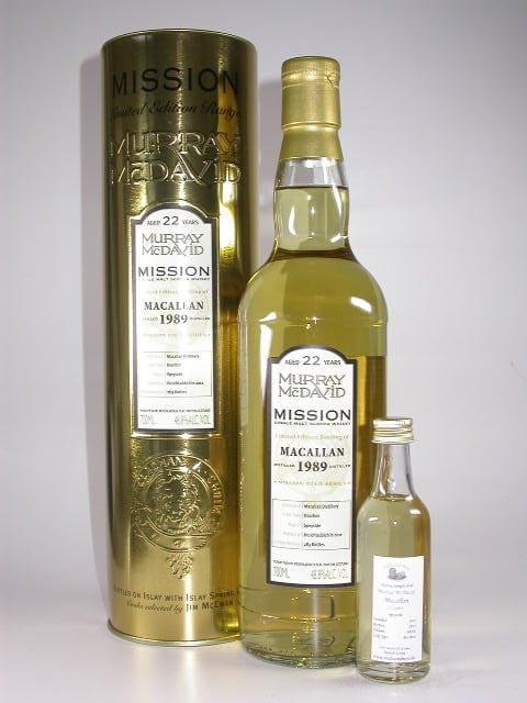Macallan 1989/2011 Bourbon Murray McDavid Gold Series 48,8%vol. Sample 0,05l