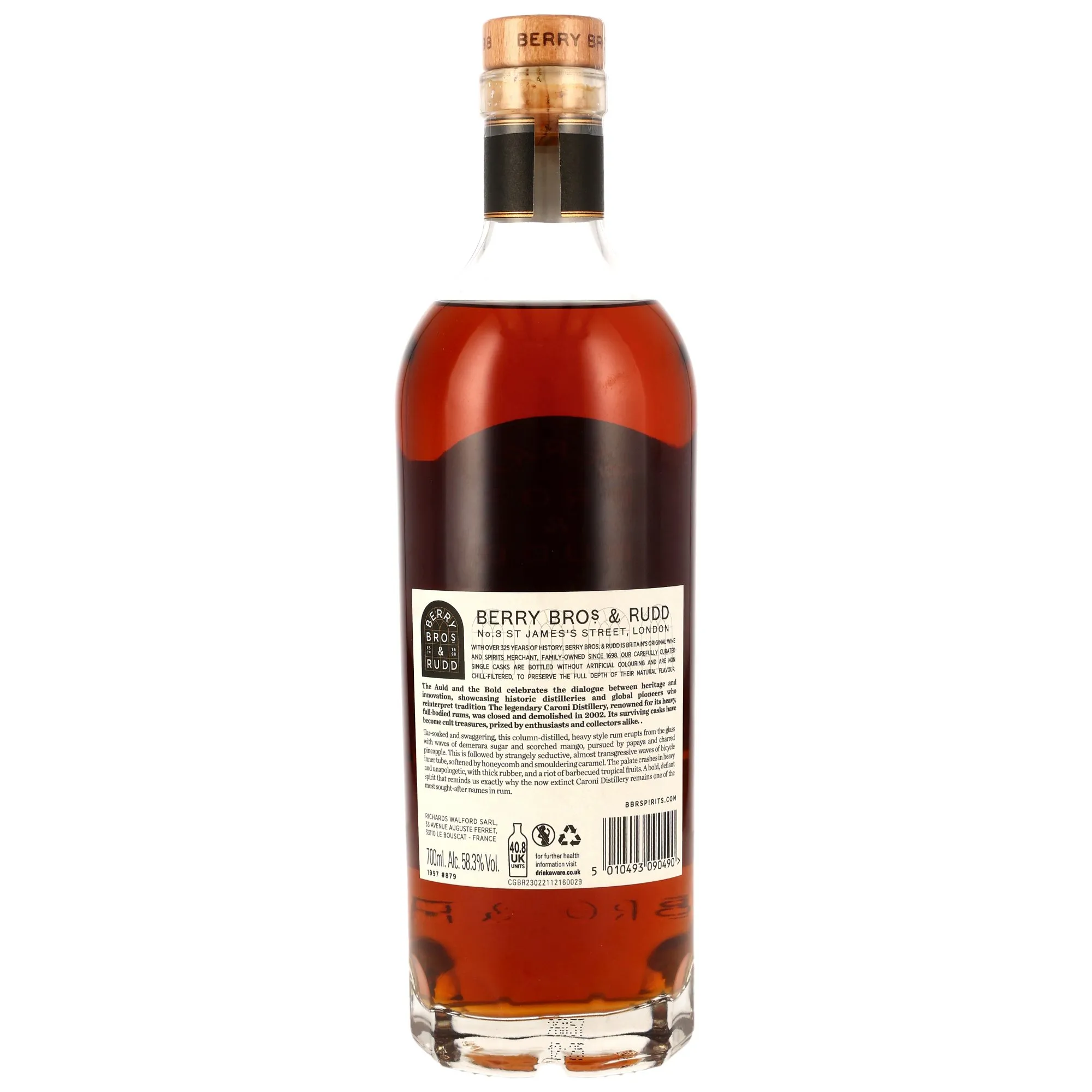 Caroni Rum 1997 - 28 Jahre - Barrel #879 The Auld & The Bold (Berry Bros & Rudd)