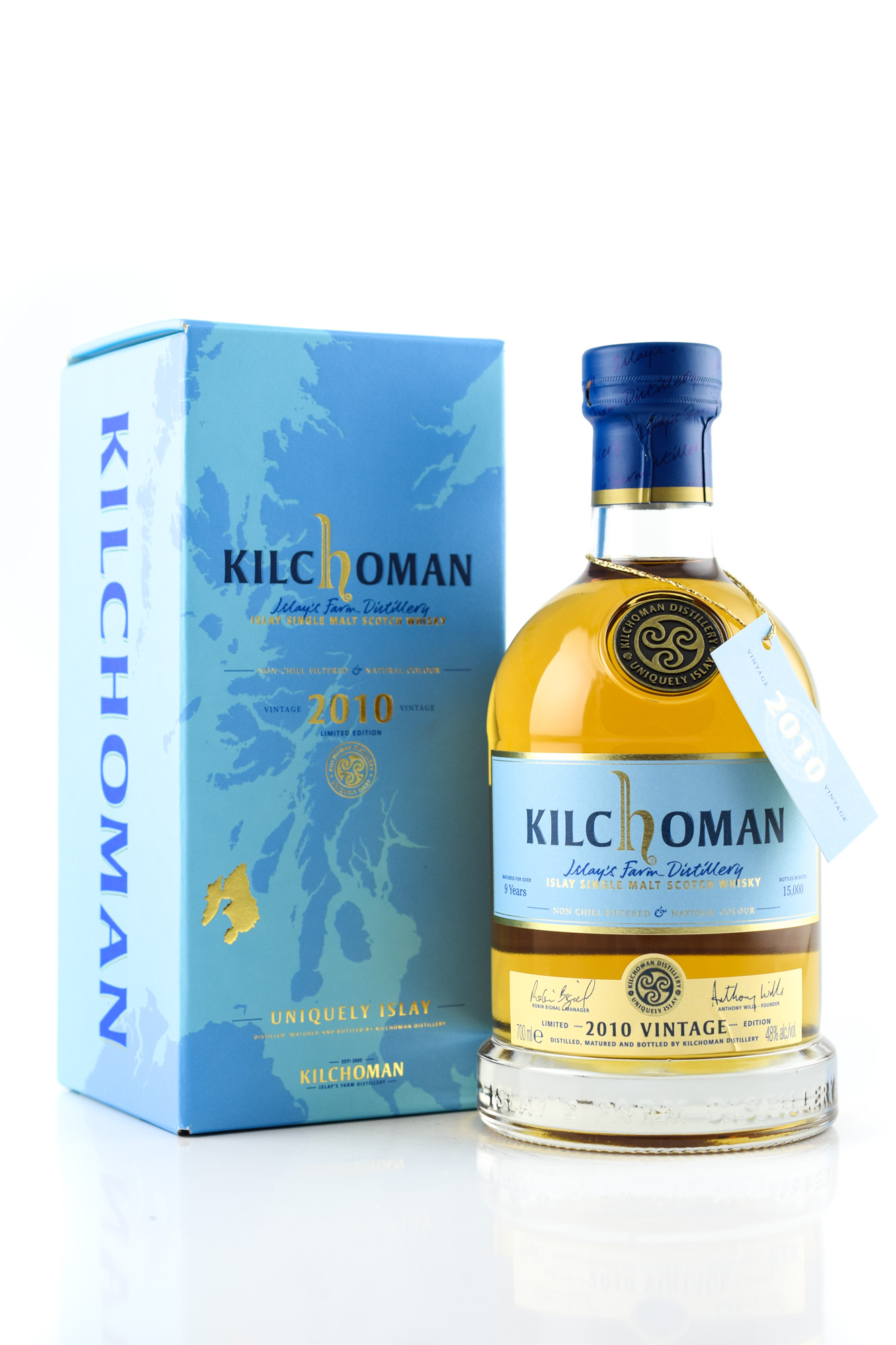 Kilchoman Vintage 2010 48%vol. 0,7l Kilchoman Vintage 2010 48%vol. 0,7l
