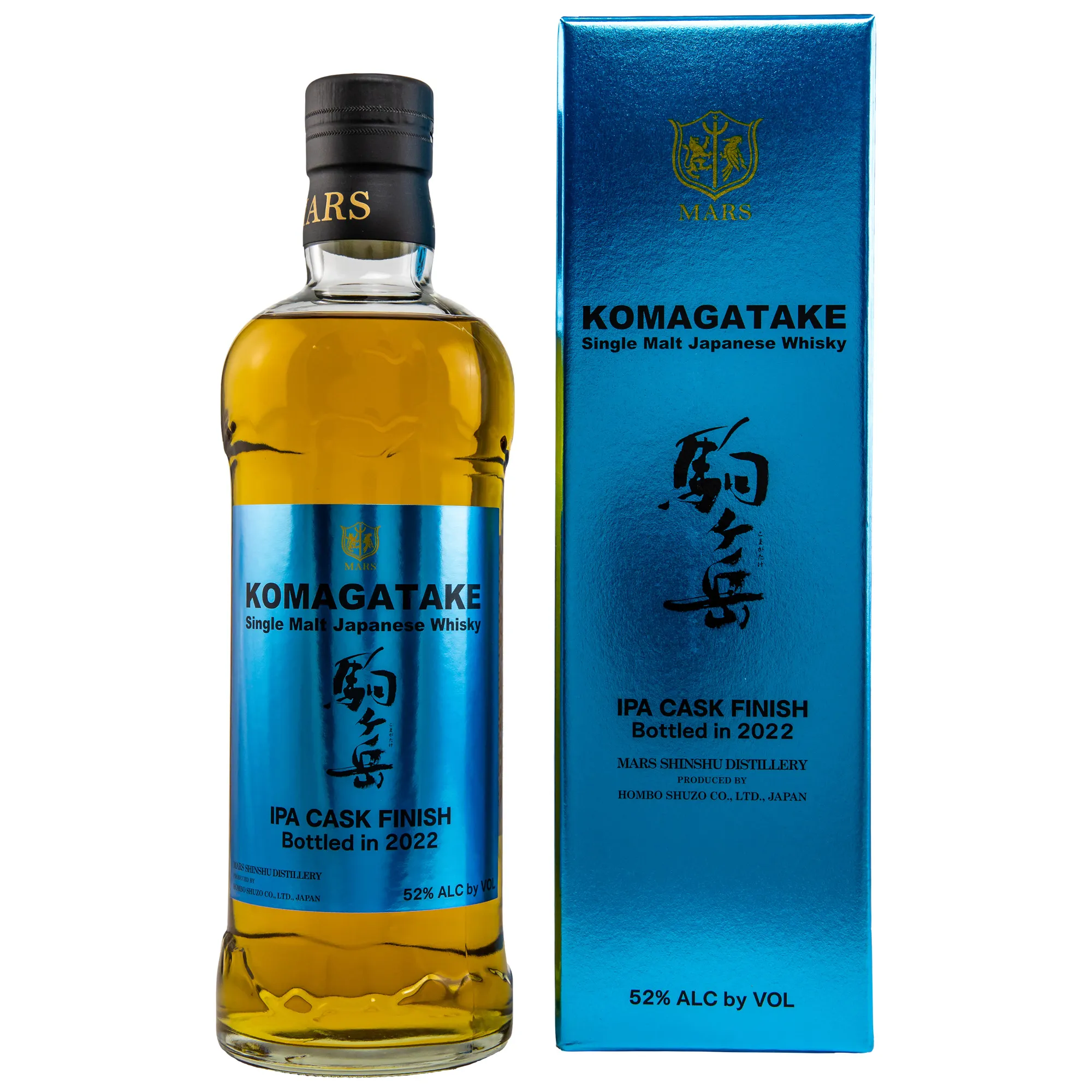 Mars Shinshu Komagatake IPA Cask Finish, Bourbon & IPA Cask, 2022, 52%
