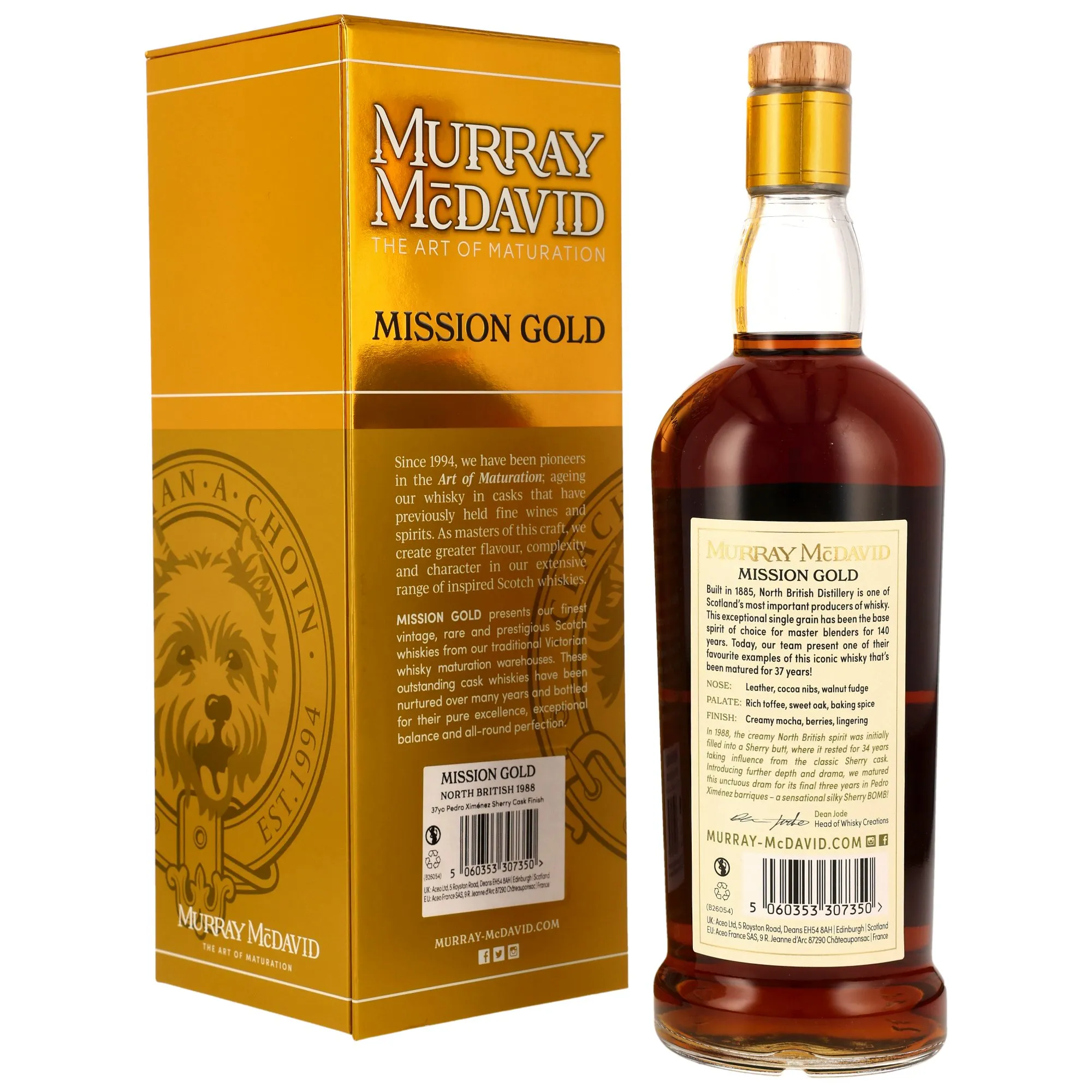 North British 1988/2026 - 37 Year Old - PX Sherry - Murray McDavid