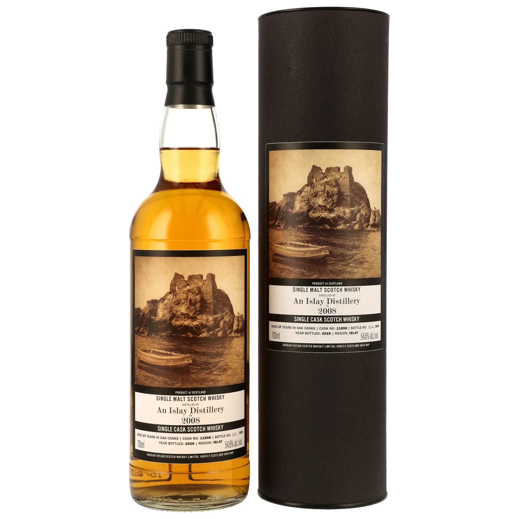 Islay Single Malt 2008/2026 - 17 Year Old - Oak Cask #11898 (Duncan Taylor)