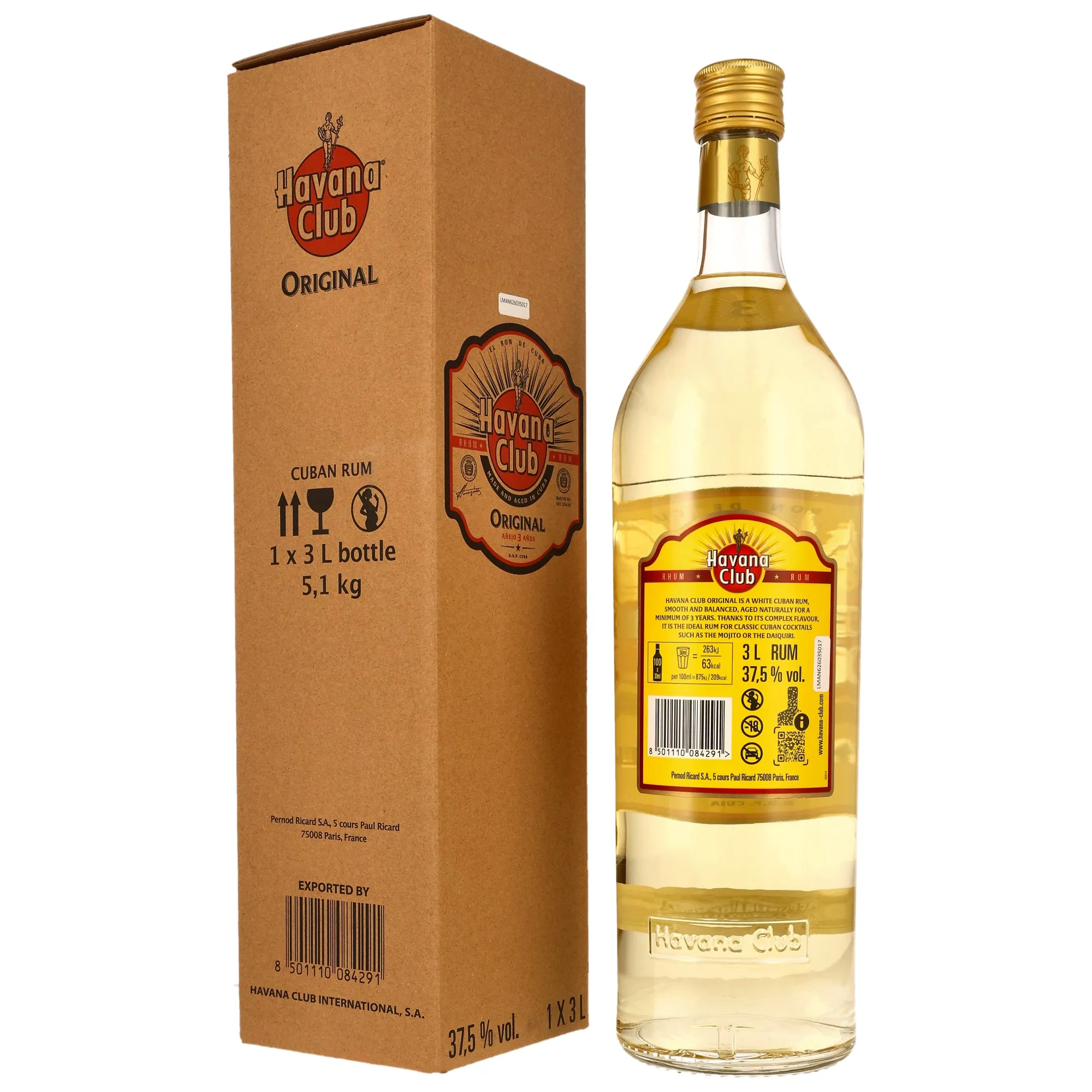 Havana Club 3 Jahre 3 Liter