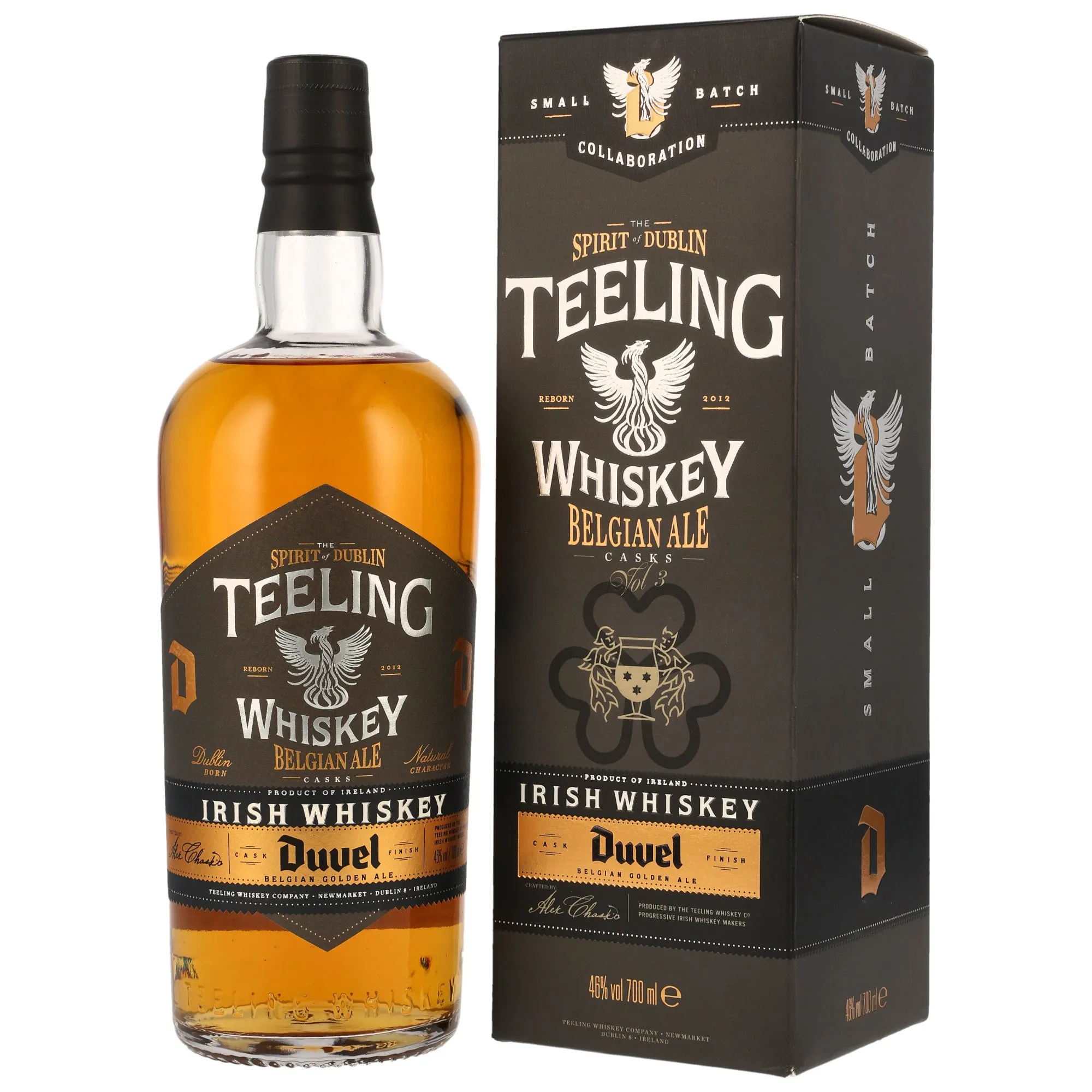 Teeling Duvel Belgian Ale Cask, Duvel Belgian Golden Ale Cask, 46%
