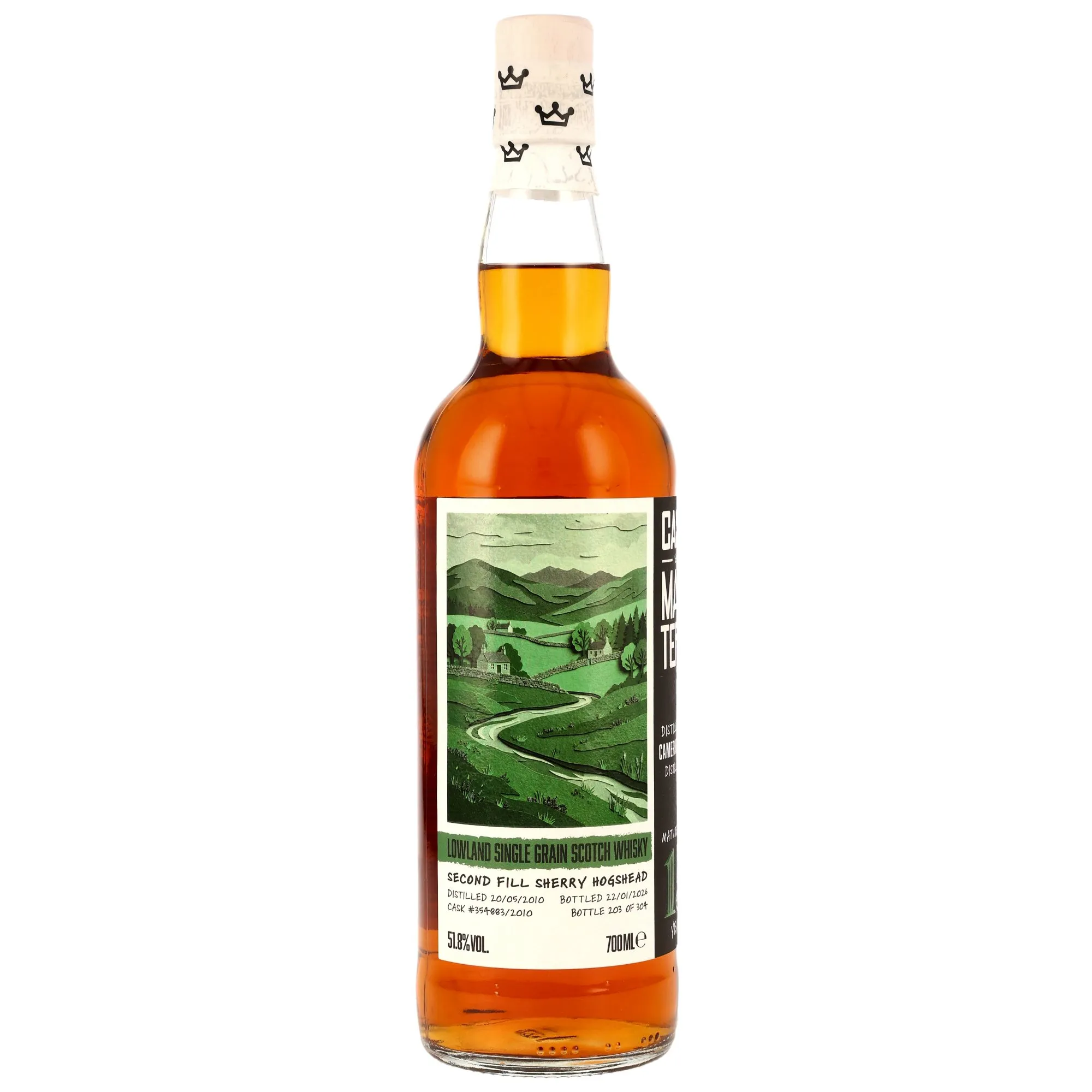 Cameronbridge 2010/2026 - 15 Year Old - 2nd Fill Sherry HHD #354883/2010 - Cask Masters - Brave New Spirits
