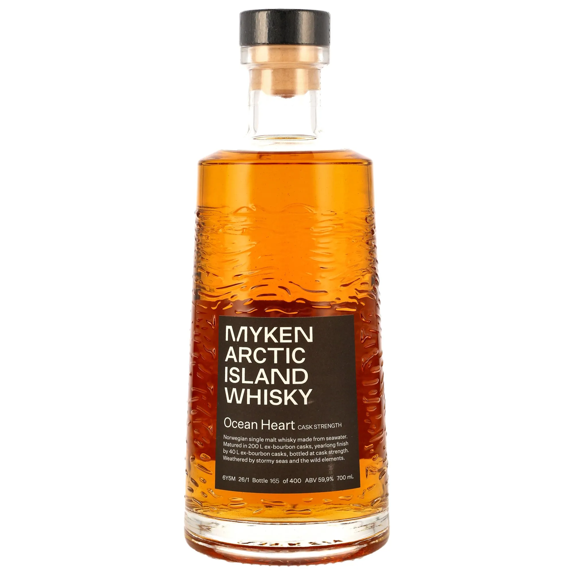 Myken Ocean Heart Cask Strength 6 Year Old - Arctic Island Single Malt Whisky