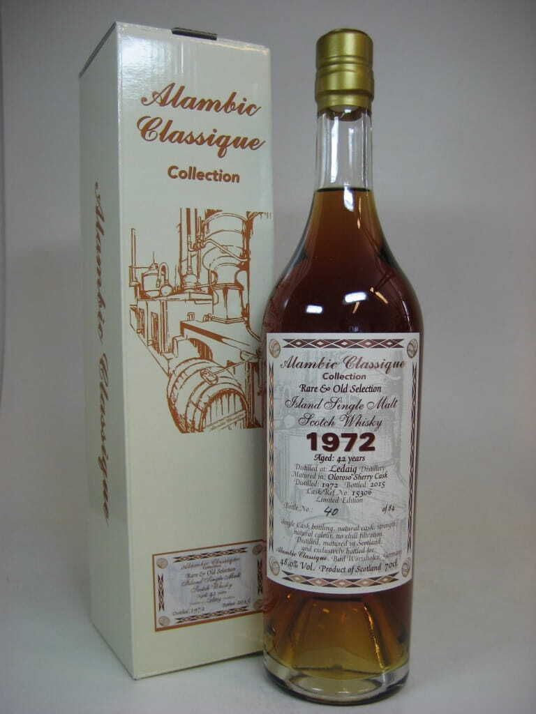 Ledaig 42 Year Old 1972/2014 Dark Oloroso Cask alembic Classique 48% vol. 0,7l Ledaig 42 Year Old 1972/2014 Dark Oloroso Cask alembic Classique 48% vol. 0,7l