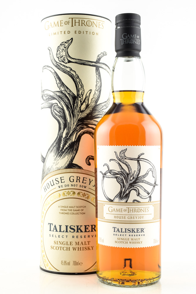 Game of Thrones House Greyjoy & Talisker Select Reserve 45.8% vol. 0,7l Game of Thrones House Greyjoy & Talisker Select Reserve 45.8% vol. 0,7l