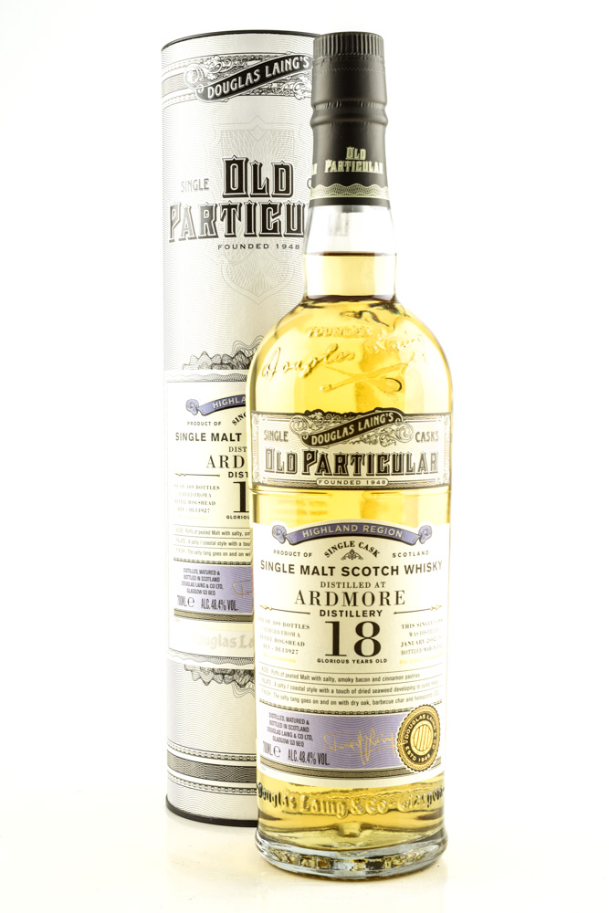 Ardmore 18 year old Refill Hogshead 2002/2020 Douglas Laing "Old Particular" 48,4%vol. 0,7l