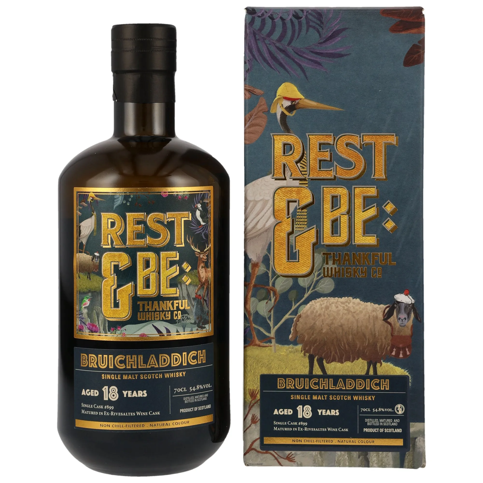 Bruichladdich 2005/2023 - 18 Year Old - Single Cask #899 - Rest & Be Thankful Ex Rivesaltes Wine Cask