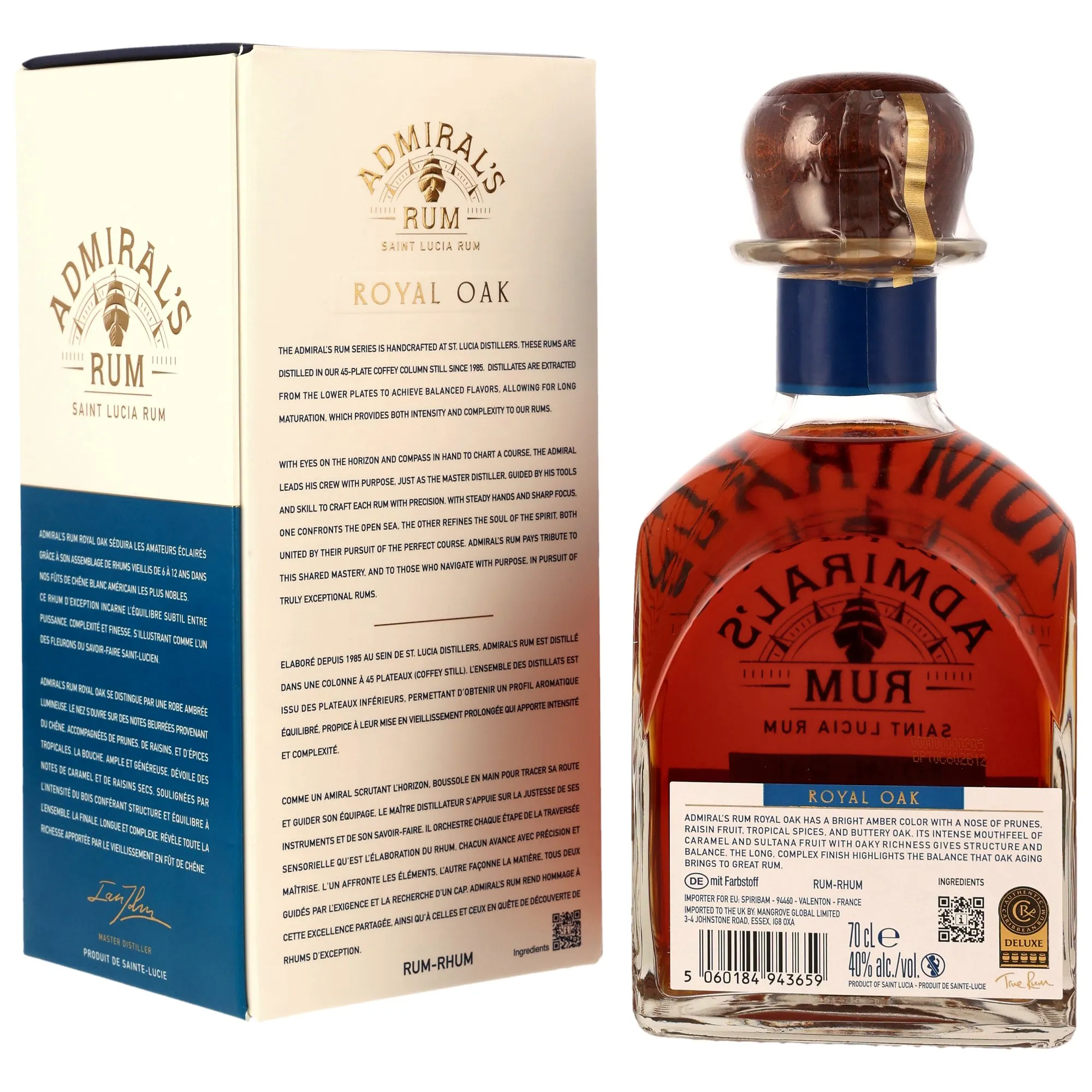 Admiral's Rum - Royal Oak - Ex-Bourbon Barrel