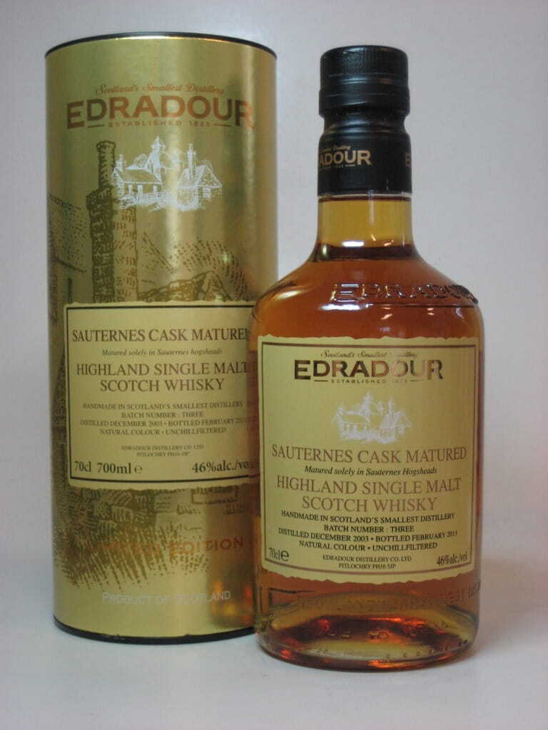 Edradour 2003/2013 Sauternes Cask Matured Batch #3 46%vol. 0,7l