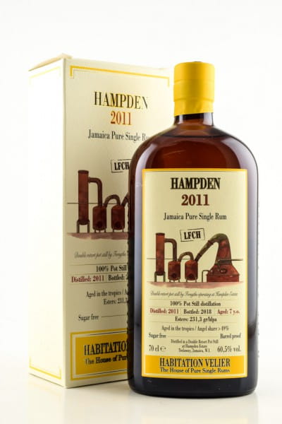 Hampden 7 Jahre LFCH Pure Single Rum 60,5%vol. 0,7l