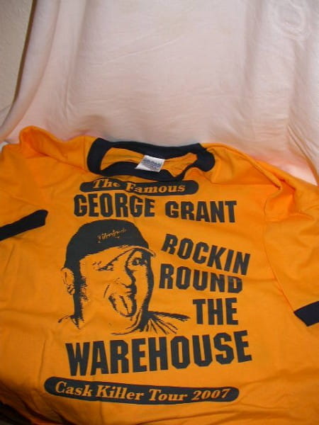 Glenfarclas &quot;Cask Killer Tour 2007&quot; T-shirt size. XL