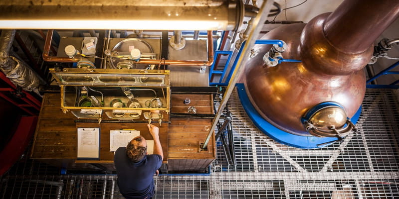 Laphroaig Distillery Pot Stills