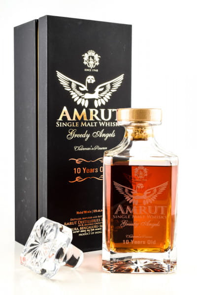 Amrut Greedy Angels 10 Jahre Chairman's Reserve 55%vol. 0,7l