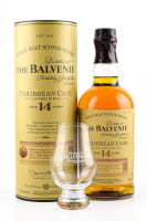 Balvenie 14 Jahre Caribbean Cask 43%vol. 0,7l mit Glas