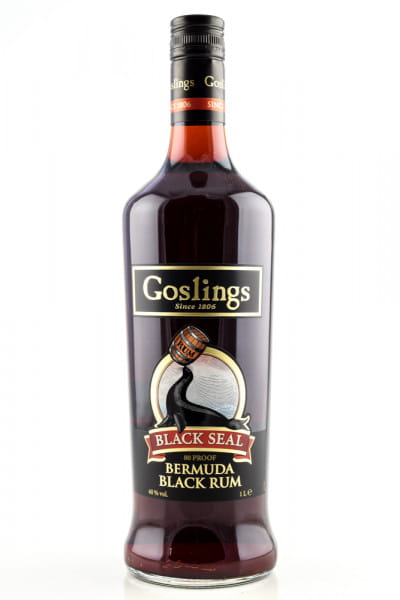Goslings Black Seal Bermuda Black Rum 40%vol. 1,0l